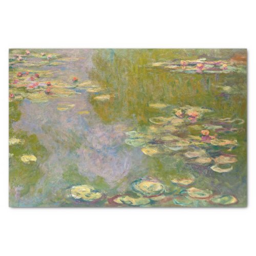 Claude Monet Water Lilies Water Lily  Decoupage Tissue Paper