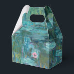Claude Monet Water Lilies Wedding Favor Boxes<br><div class="desc">Wedding favor boxes featuring Claude Monet Water Lilies painting.</div>