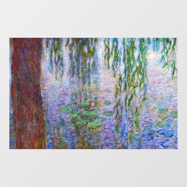 Claude Monet - Water Lilies Window Cling (Sheet)