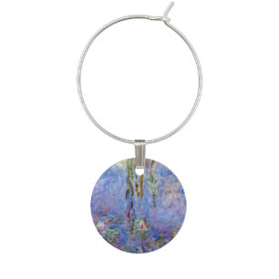 Claude Monet - Water Lilies Wine Charm
