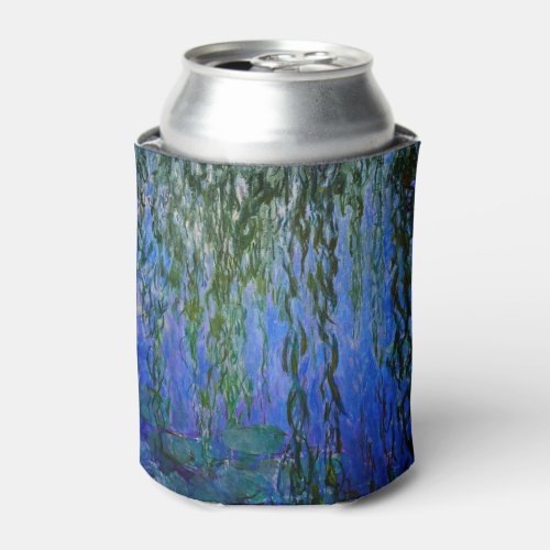 Claude Monet _ Water Lilies with weeping willow Can Cooler