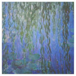 Claude Monet - Water Lilies with weeping willow Gallery Wrap