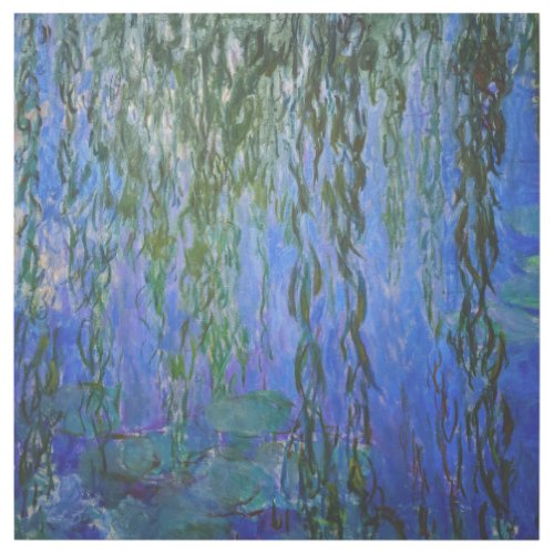 Claude Monet _ Water Lilies with weeping willow Gallery Wrap