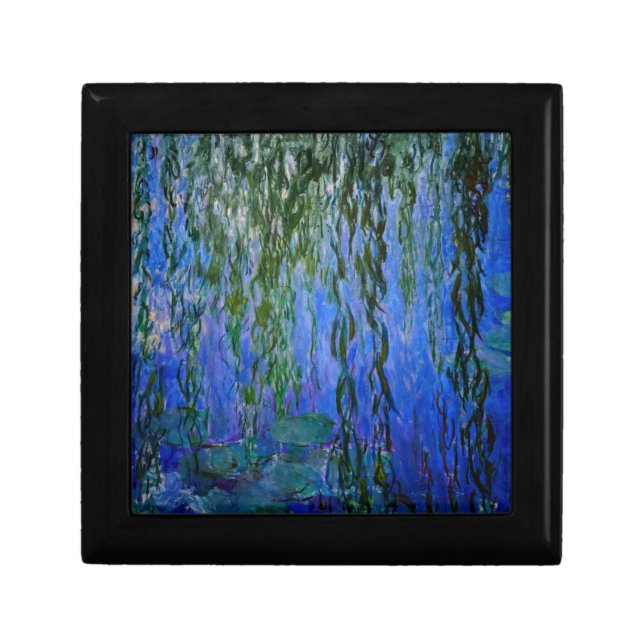 Claude Monet - Water Lilies with weeping willow Gift Box (Front)