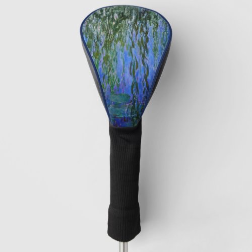 Claude Monet _ Water Lilies with weeping willow Golf Head Cover