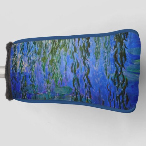Claude Monet _ Water Lilies with weeping willow Golf Head Cover