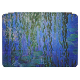 Claude Monet - Water Lilies with weeping willow iPad Air Cover