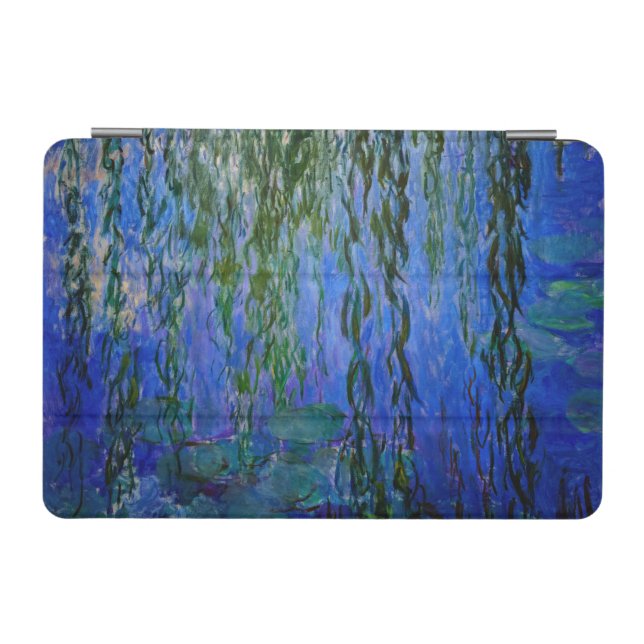 Claude Monet - Water Lilies with weeping willow iPad Mini Cover (Horizontal)