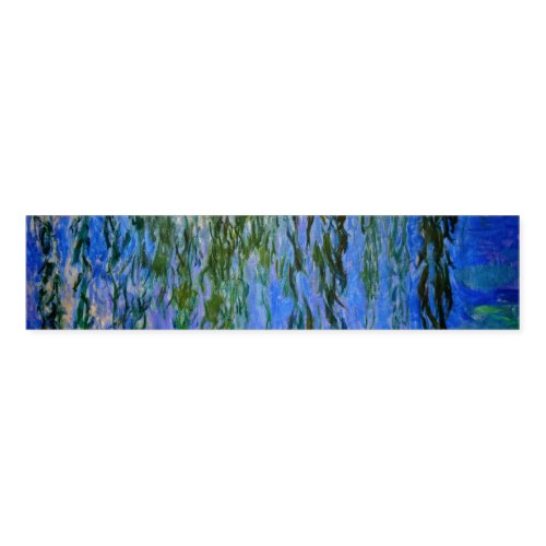 Claude Monet _ Water Lilies with weeping willow Napkin Bands