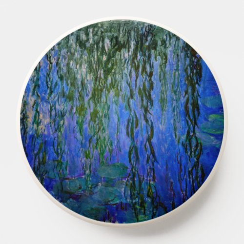 Claude Monet _ Water Lilies with weeping willow PopSocket