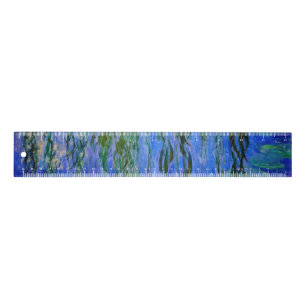 Claude Monet - Water Lilies with weeping willow Ruler