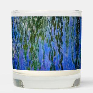 Claude Monet - Water Lilies with weeping willow Scented Candle