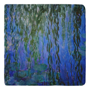 Claude Monet - Water Lilies with weeping willow Trivet