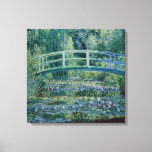 Claude Monet Water-Liliy Pond - Japanese bridge Canvas Print