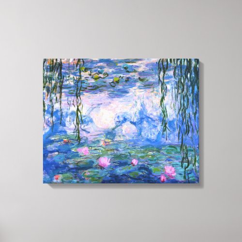 Claude Monet Water Lillies 1919 Canvas