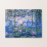Claude Monet Water Lillies 1919 Jigsaw Puzzle<br><div class="desc">Title: Water Lilies
 Artist: Claude Monet
 Year: 1919</div>