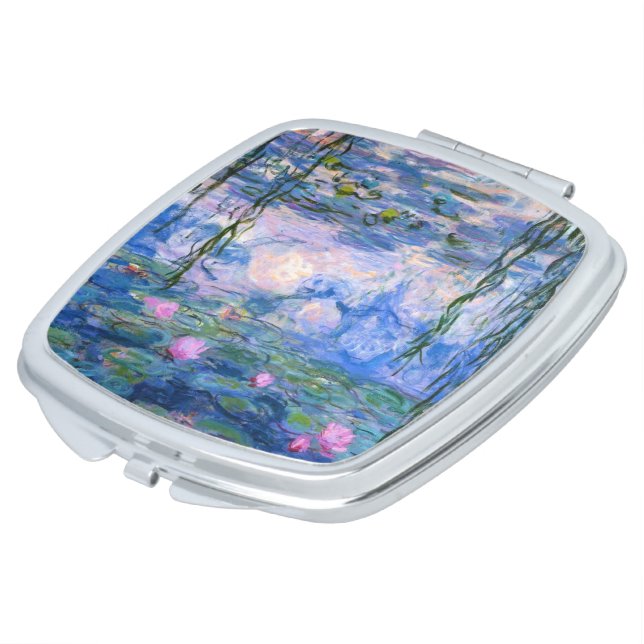 Claude Monet Water Lillies 1919 Makeup Mirror (Turned)