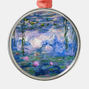 Claude Monet Water Lillies 1919 Metal Ornament