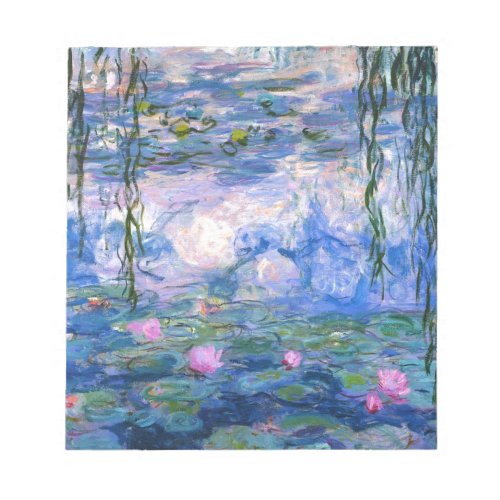 Claude Monet Water Lillies 1919 Notepad