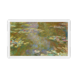 Claude Monet - Water Lily Pond 1917 Acrylic Tray