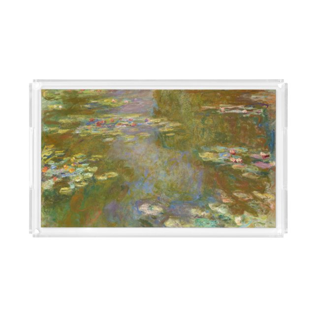 Claude Monet - Water Lily Pond 1917 Acrylic Tray (Front)