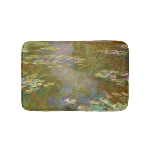 Claude Monet _ Water Lily Pond 1917 Bath Mat