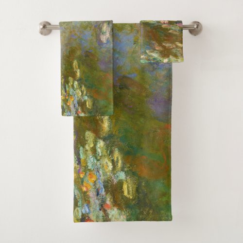 Claude Monet _ Water Lily Pond 1917 Bath Towel Set