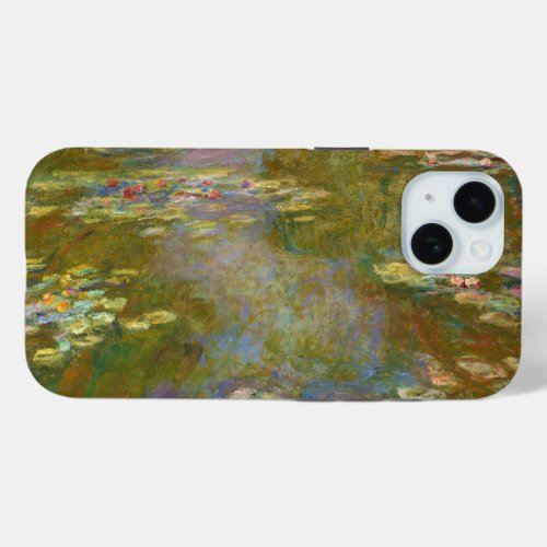 Claude Monet _ Water Lily Pond 1917 iPhone 15 Case