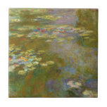 Claude Monet - Water Lily Pond 1917 Ceramic Tile<br><div class="desc">Water Lily Pond (Nympheas) - Claude Monet,  Oil on Canvas,  1917-1919</div>