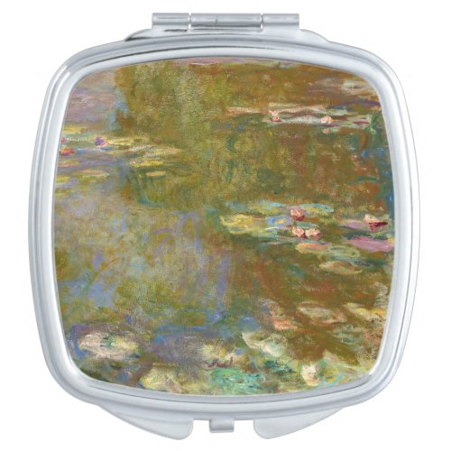 Claude Monet _ Water Lily Pond 1917 Compact Mirror