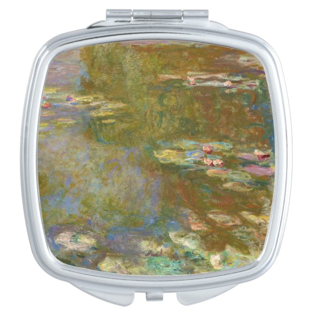 Claude Monet - Water Lily Pond 1917 Compact Mirror (Front)
