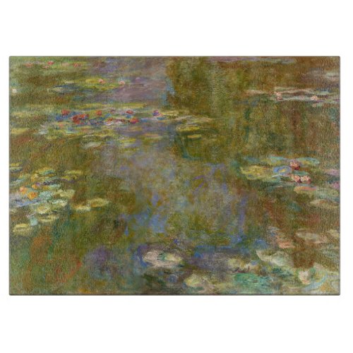 Claude Monet _ Water Lily Pond 1917 Cutting Board