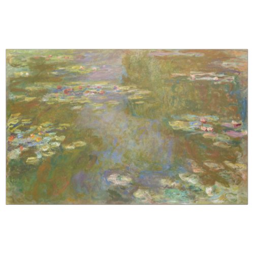 Claude Monet _ Water Lily Pond 1917 Fabric