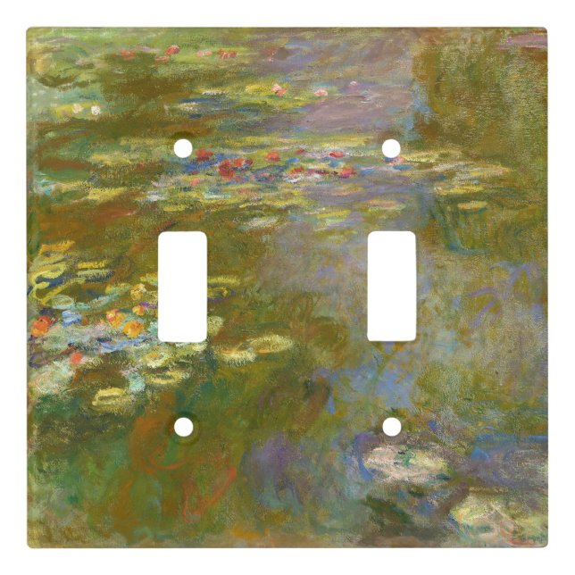 Claude Monet - Water Lily Pond 1917 Light Switch Cover (Front)
