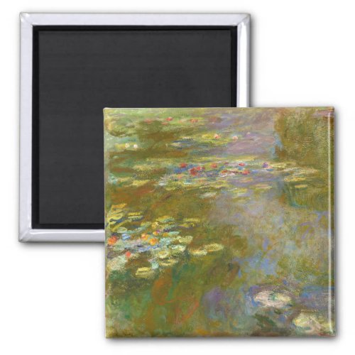 Claude Monet _ Water Lily Pond 1917 Magnet