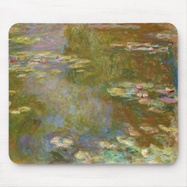 Claude Monet - Water Lily Pond 1917 Mouse Pad (Front)