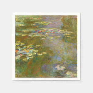 Claude Monet - Water Lily Pond 1917 Napkins
