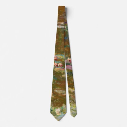 Claude Monet _ Water Lily Pond 1917 Neck Tie