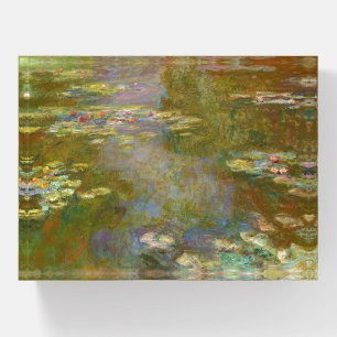 Claude Monet - Water Lily Pond 1917 Paperweight