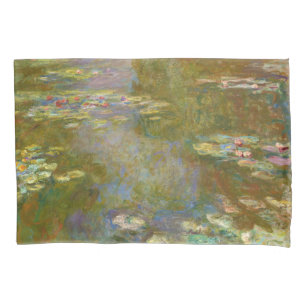 Claude Monet - Water Lily Pond 1917 Pillow Case
