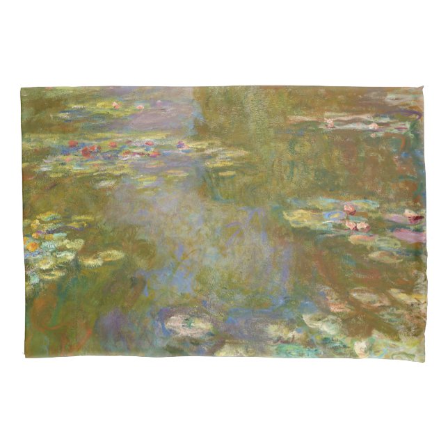 Claude Monet - Water Lily Pond 1917 Pillow Case (Front)