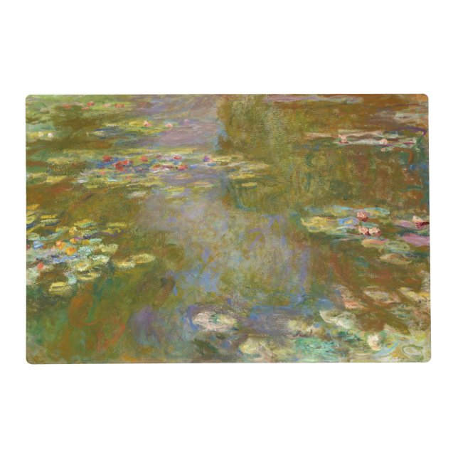 Claude Monet - Water Lily Pond 1917 Placemat (Front)