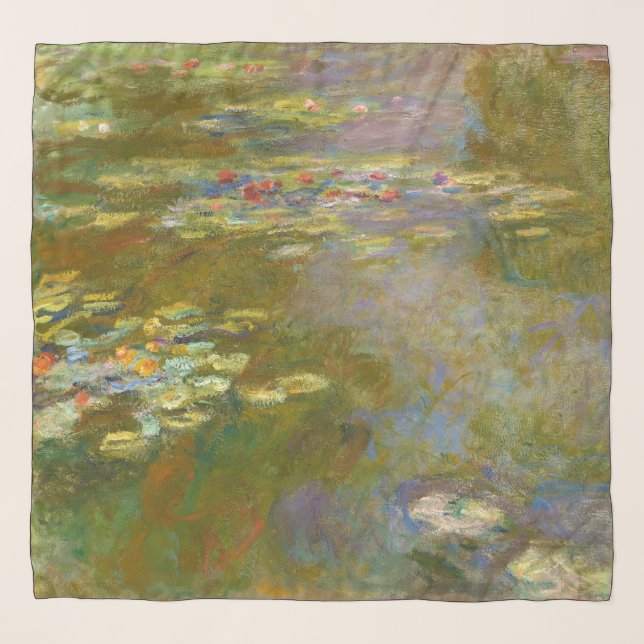 Claude Monet - Water Lily Pond 1917 Scarf (Front)