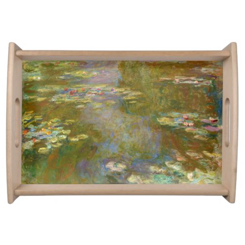 Claude Monet _ Water Lily Pond 1917 Serving Tray