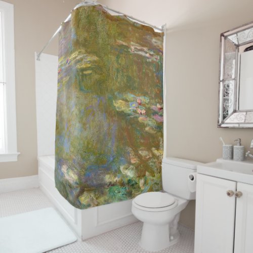 Claude Monet _ Water Lily Pond 1917 Shower Curtain