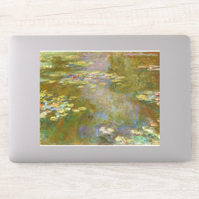 Claude Monet - Water Lily Pond 1917 Sticker (Computer)