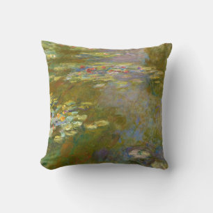 Claude Monet - Water Lily Pond 1917 Throw Pillow