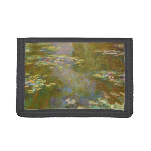 Claude Monet - Water Lily Pond 1917 Tri-fold Wallet