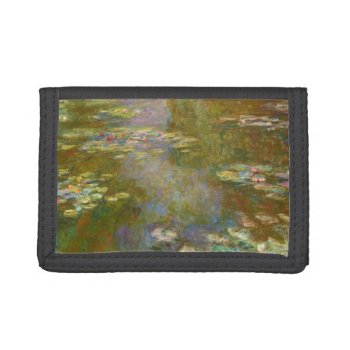 Claude Monet _ Water Lily Pond 1917 Trifold Wallet