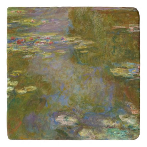 Claude Monet _ Water Lily Pond 1917 Trivet